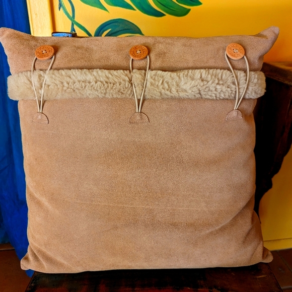 UGG Accents Suede Ugg Sherpa Pillow Poshmark